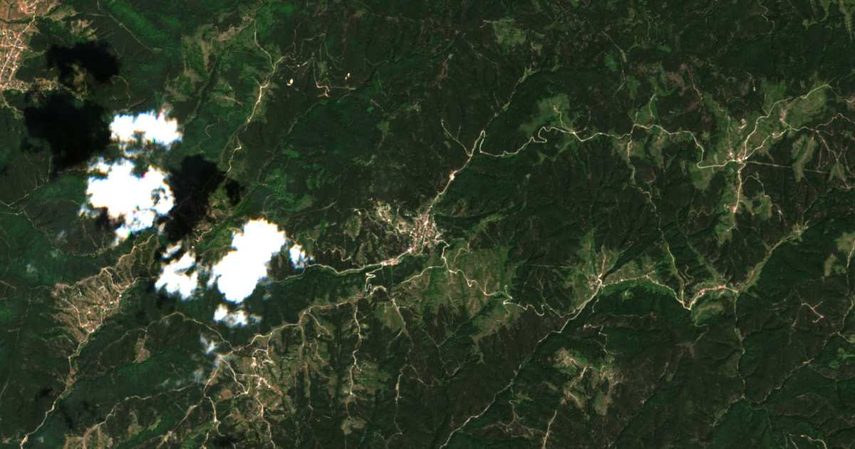 Сателитска карта на Бабјак