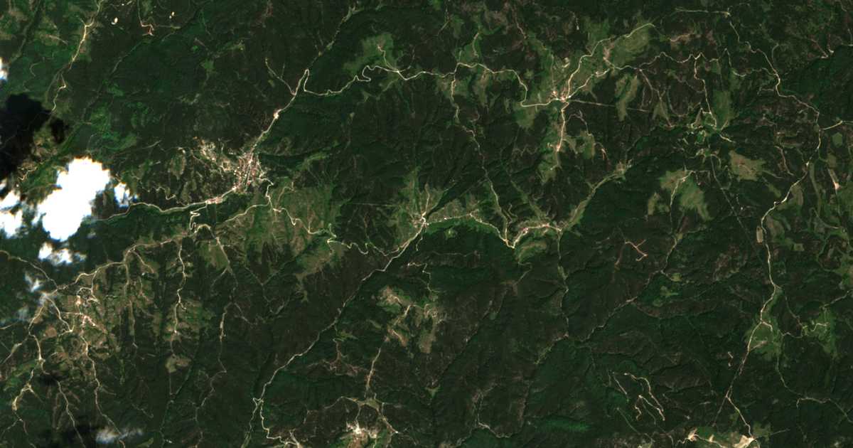 Сателитска карта на Черешево