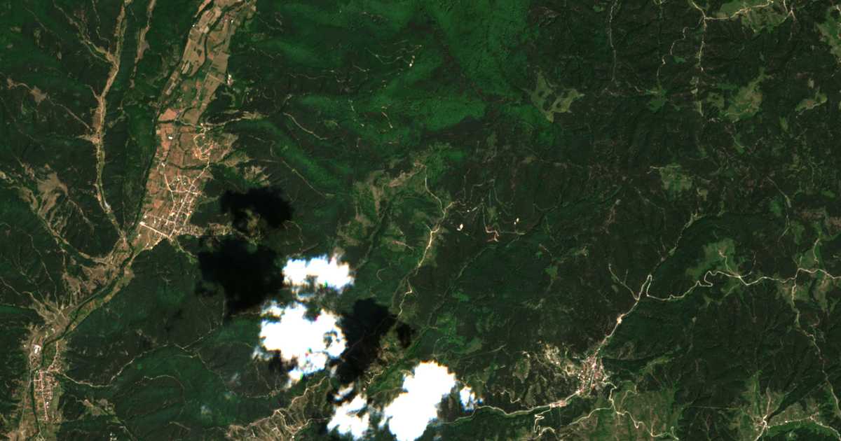 Сателитска карта на Гољово