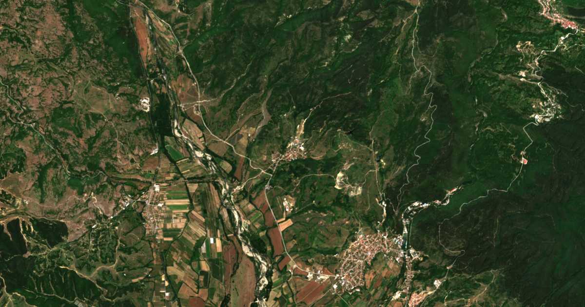 Сателитска карта на Балдево