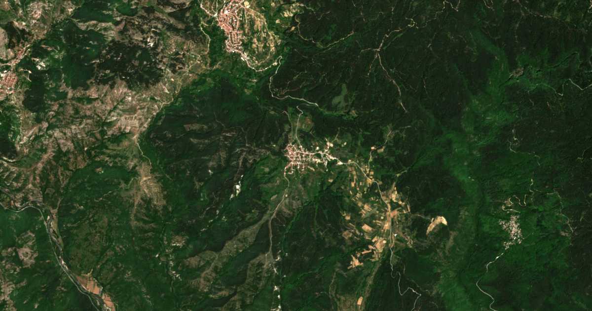 Сателитска карта на Осиково