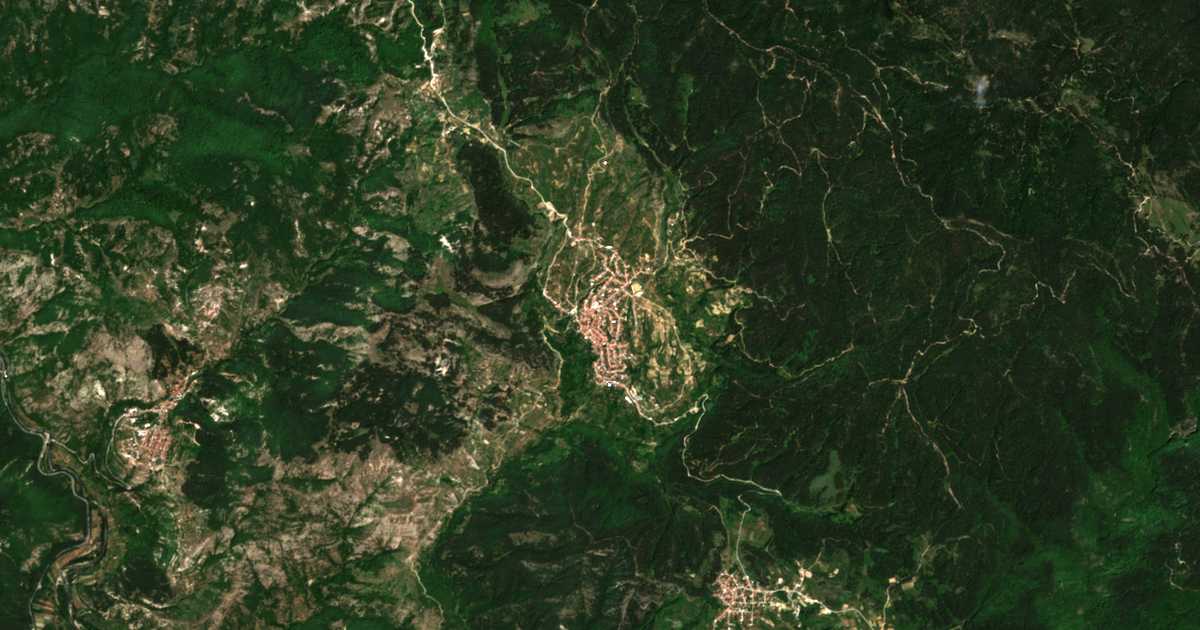 Сателитска карта на Рибново
