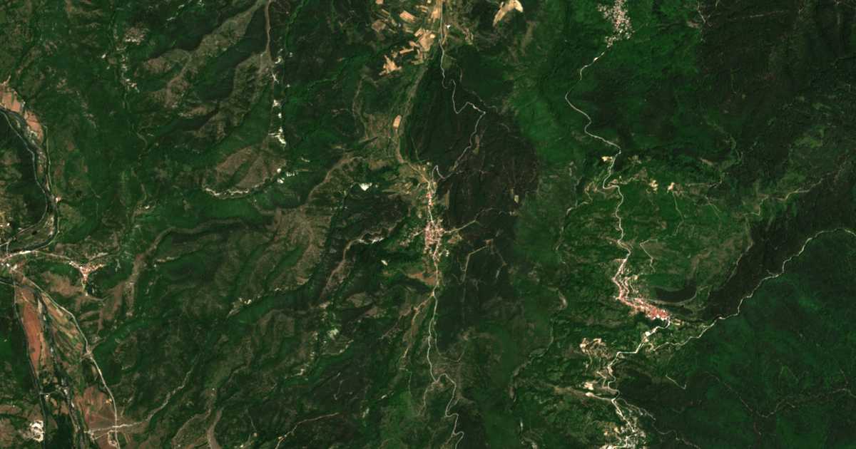 Сателитска карта на Скребатно