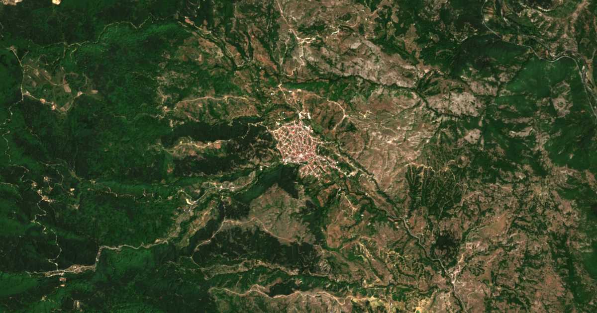 Сателитска карта на Брезница
