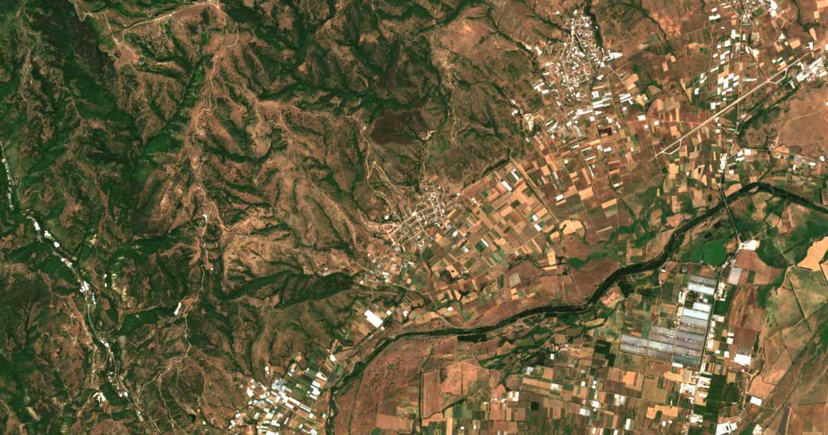 Сателитска карта на Орман