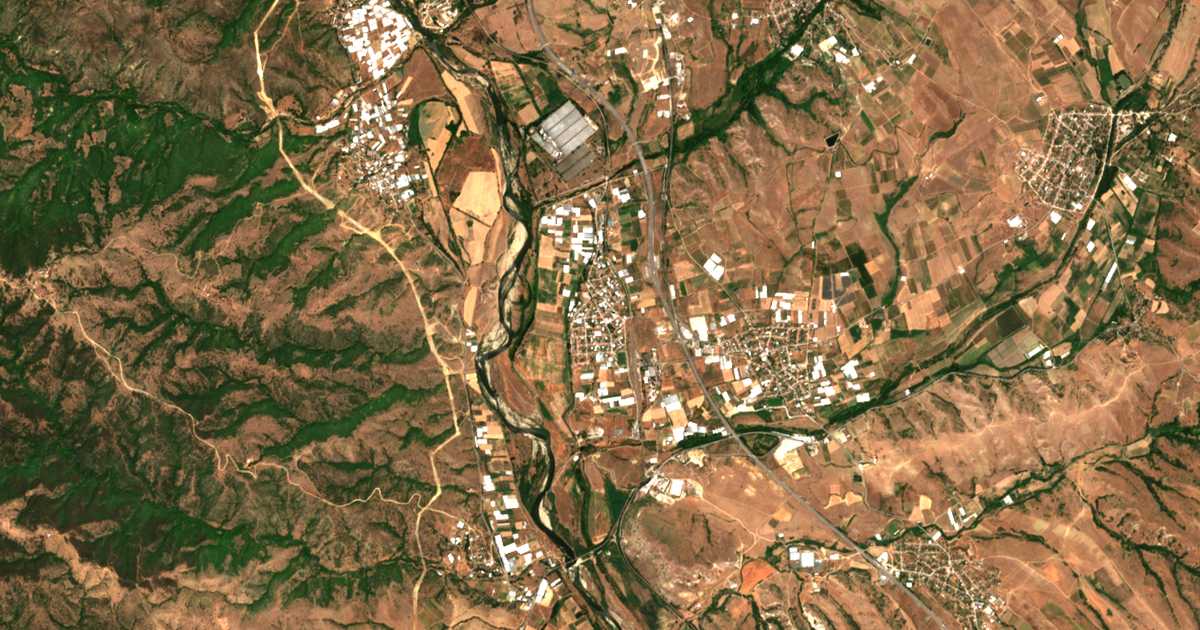 Сателитска карта на Орман Чифлик