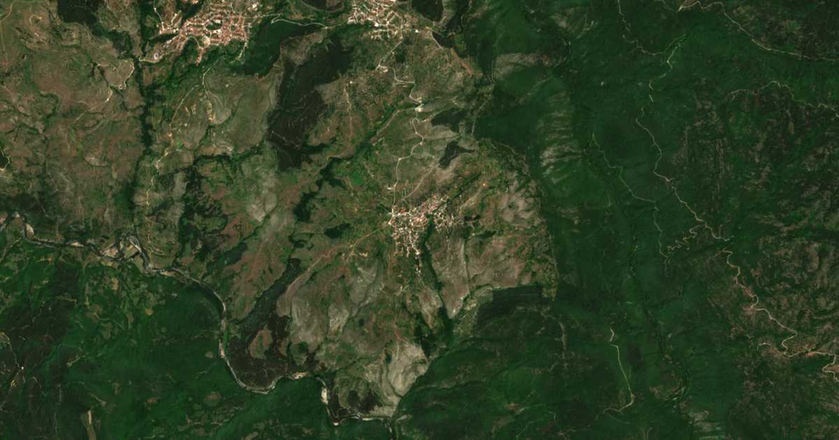 Сателитска карта на Годешево