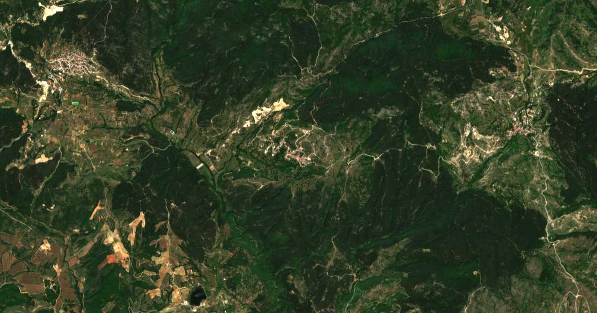 Сателитска карта на Крабул