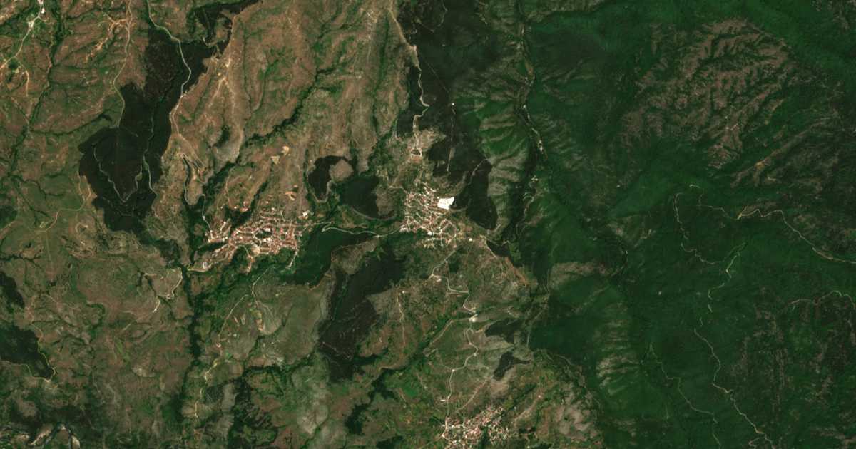 Сателитска карта на Туховишта