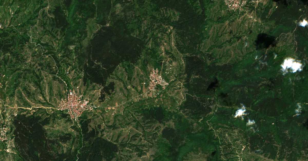 Сателитска карта на Марулево