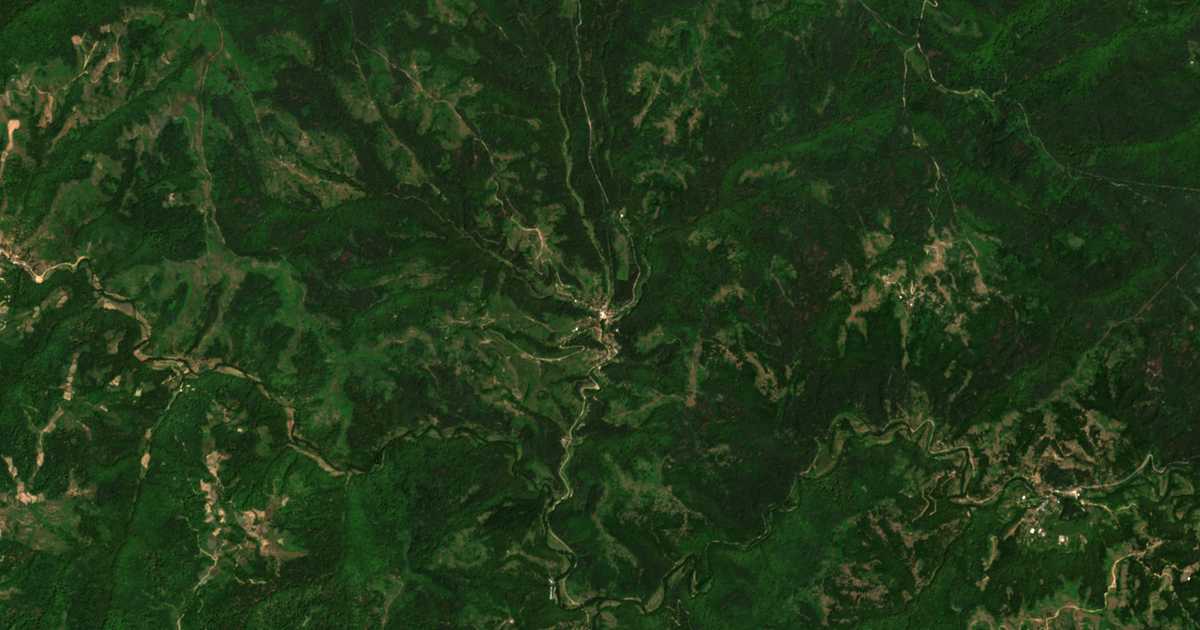 Сателитска карта на Добри Лаки