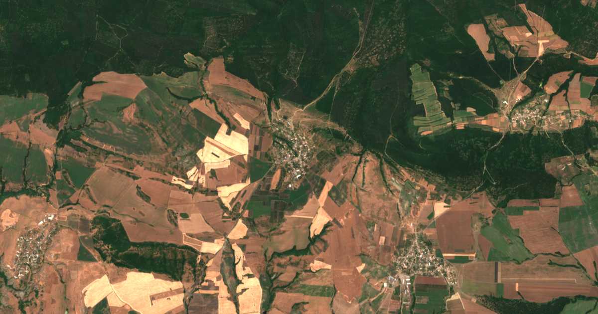 Сателитска карта на Peštersko