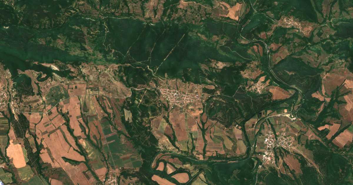 Сателитска карта на Planinica