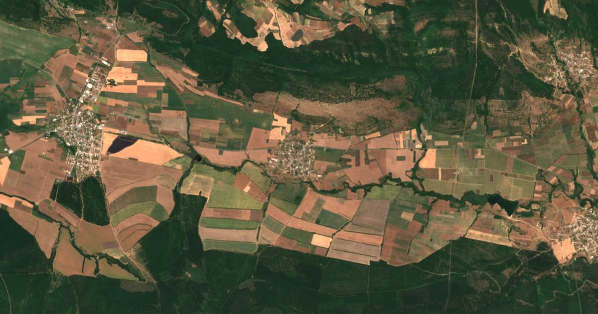 Сателитска карта на Preobraženci