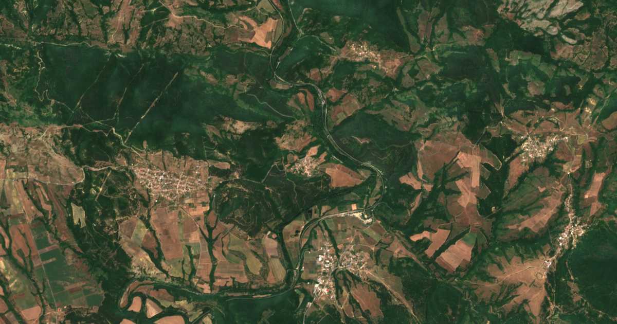 Сателитска карта на Višna