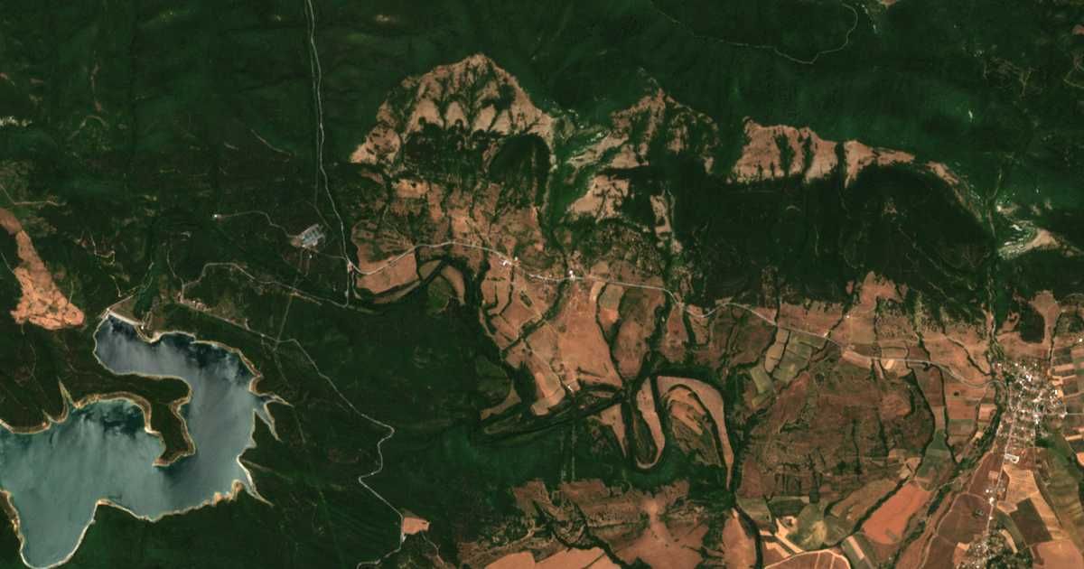 Сателитска карта на Kamčija