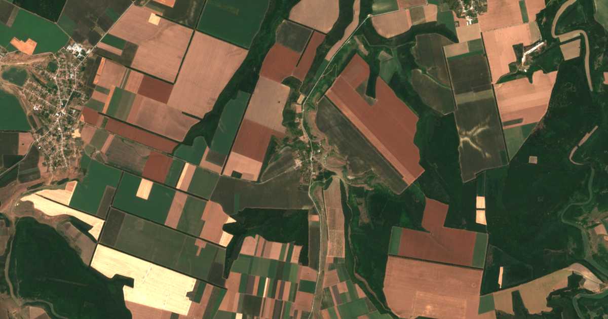 Сателитска карта на Mali izvor