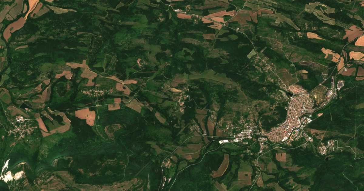 Сателитска карта на Geša