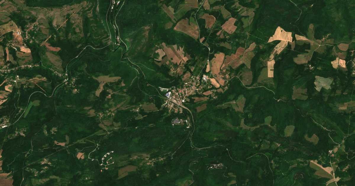 Сателитска карта на Careva livada