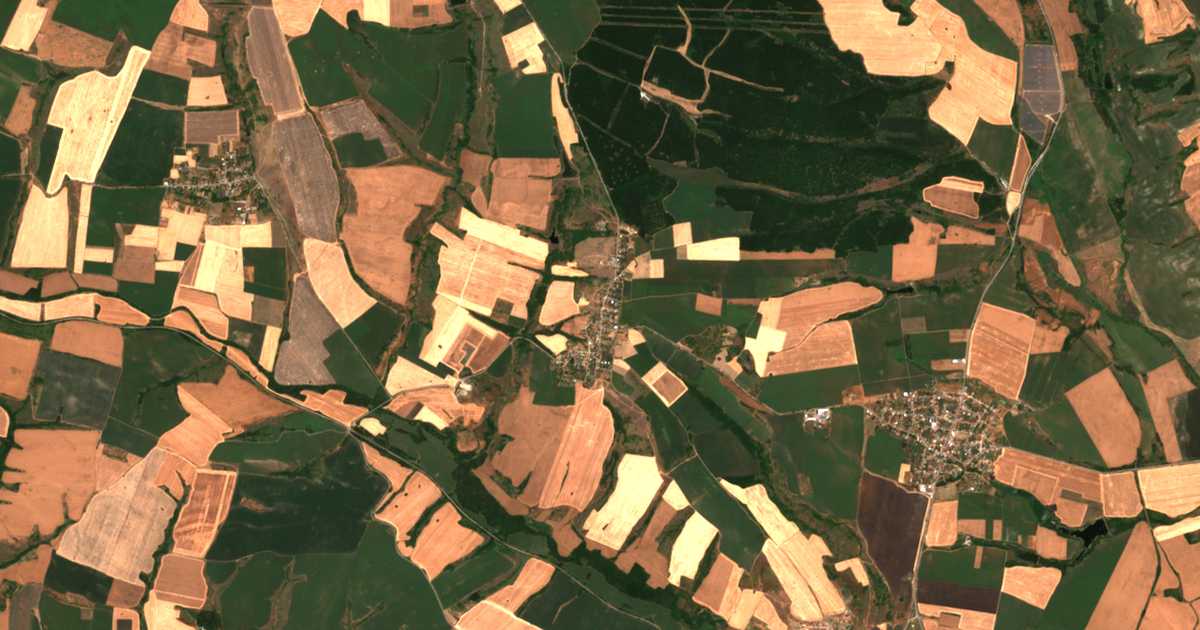 Сателитска карта на Brjast