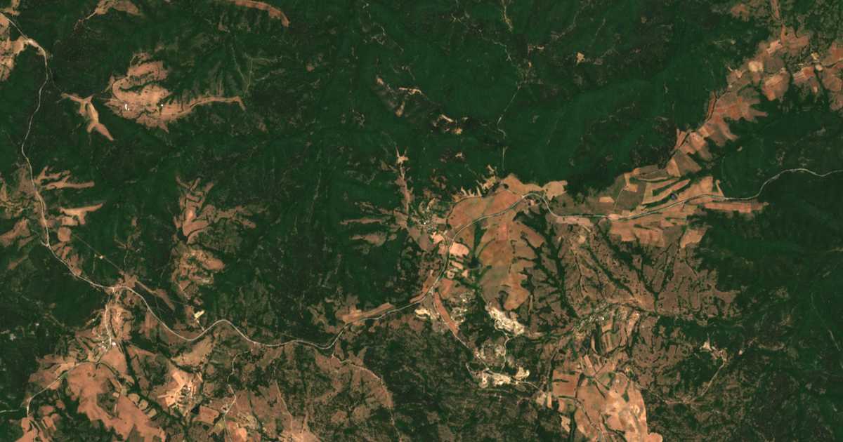 Сателитска карта на Černi rid