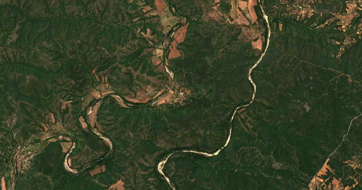 Сателитска карта на Mandrica