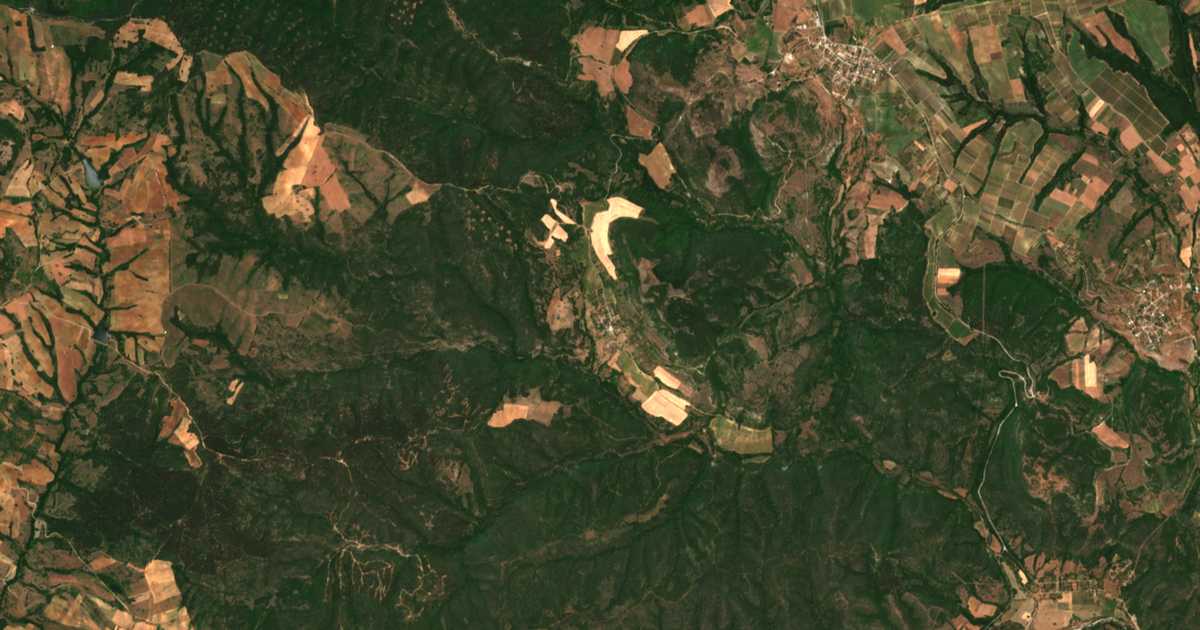 Сателитска карта на Orešino