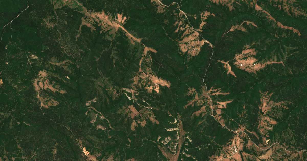 Сателитска карта на Paškul