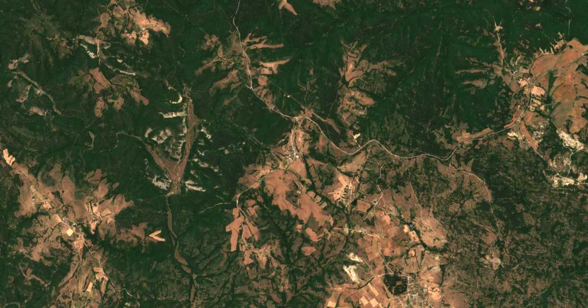 Сателитска карта на Planinec