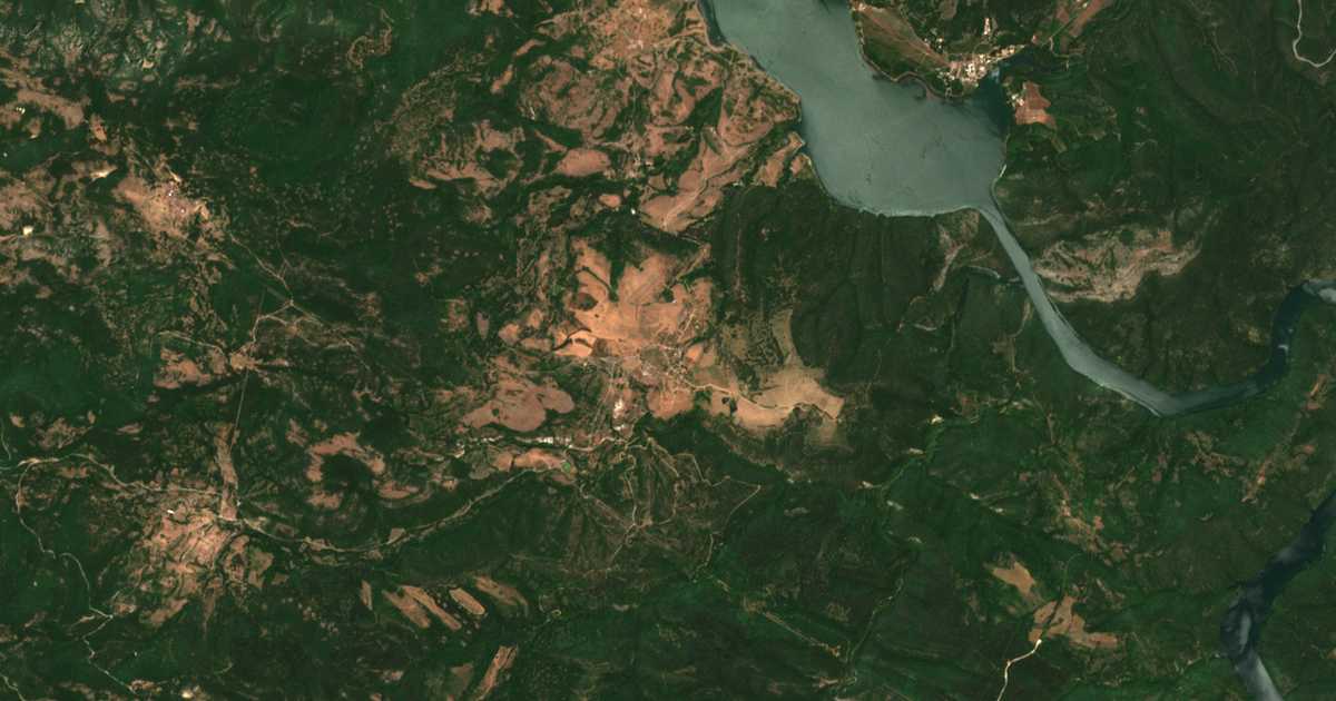 Сателитска карта на Senoklas
