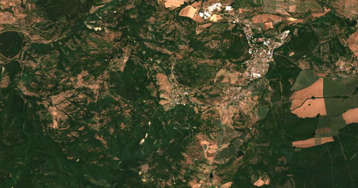 Сателитска карта на Brjastovo