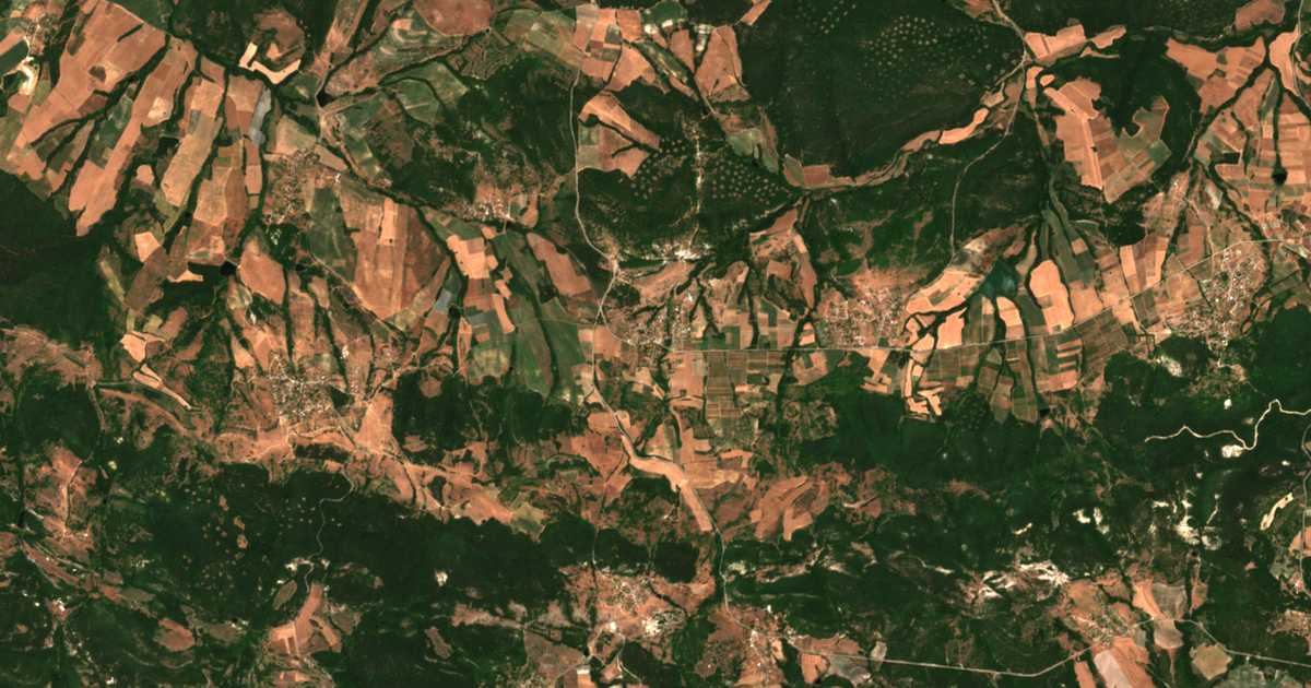 Сателитска карта на Popovec