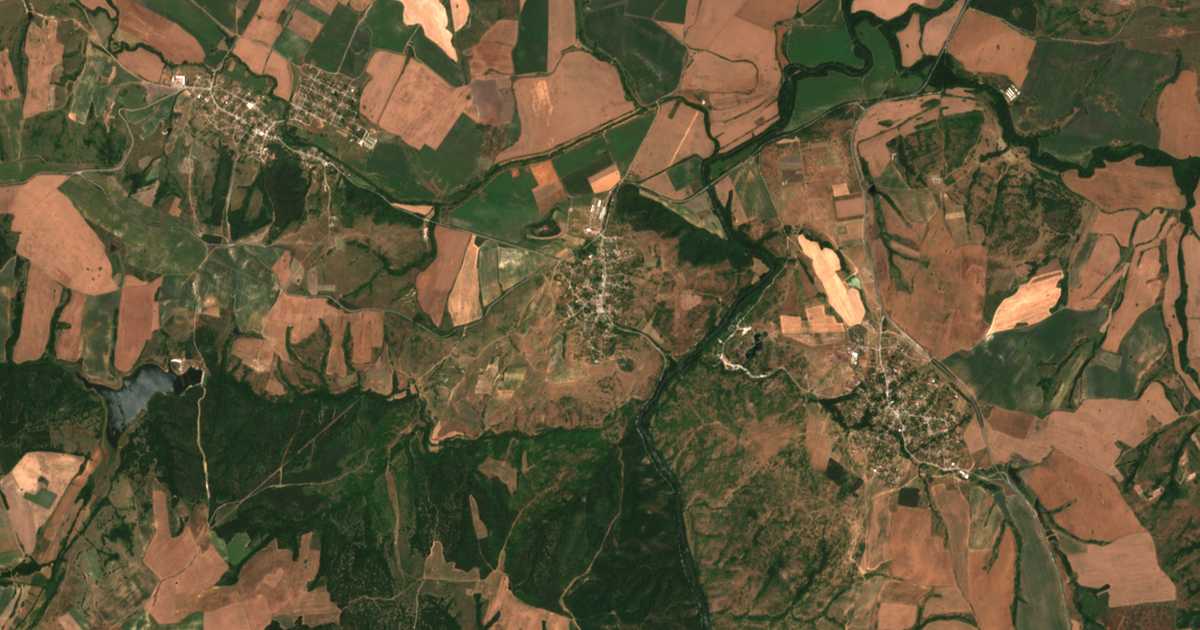 Сателитска карта на Knjaževo