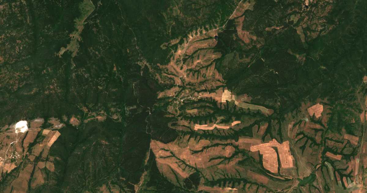 Сателитска карта на Planinovo