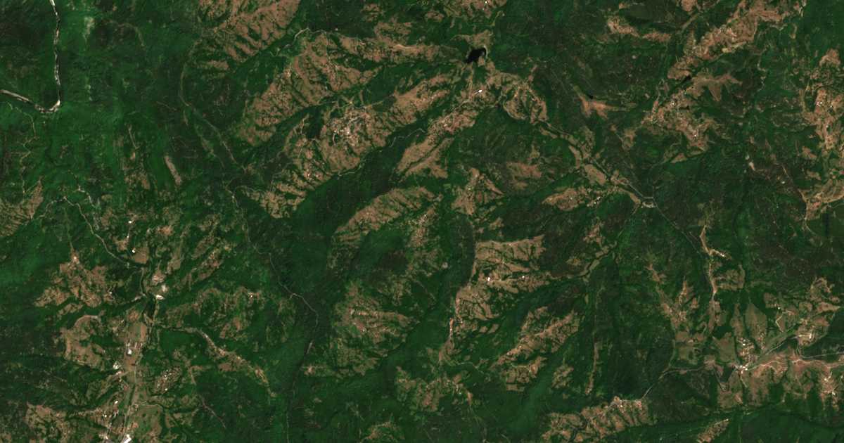 Сателитска карта на Červena Skala