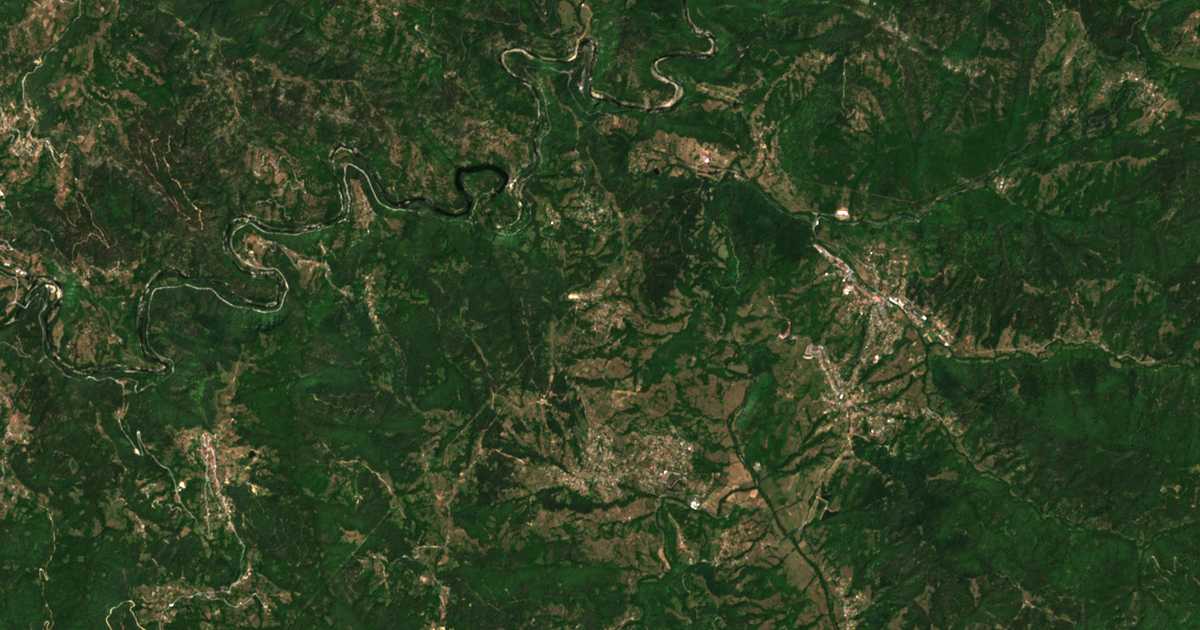 Сателитска карта на Седларци