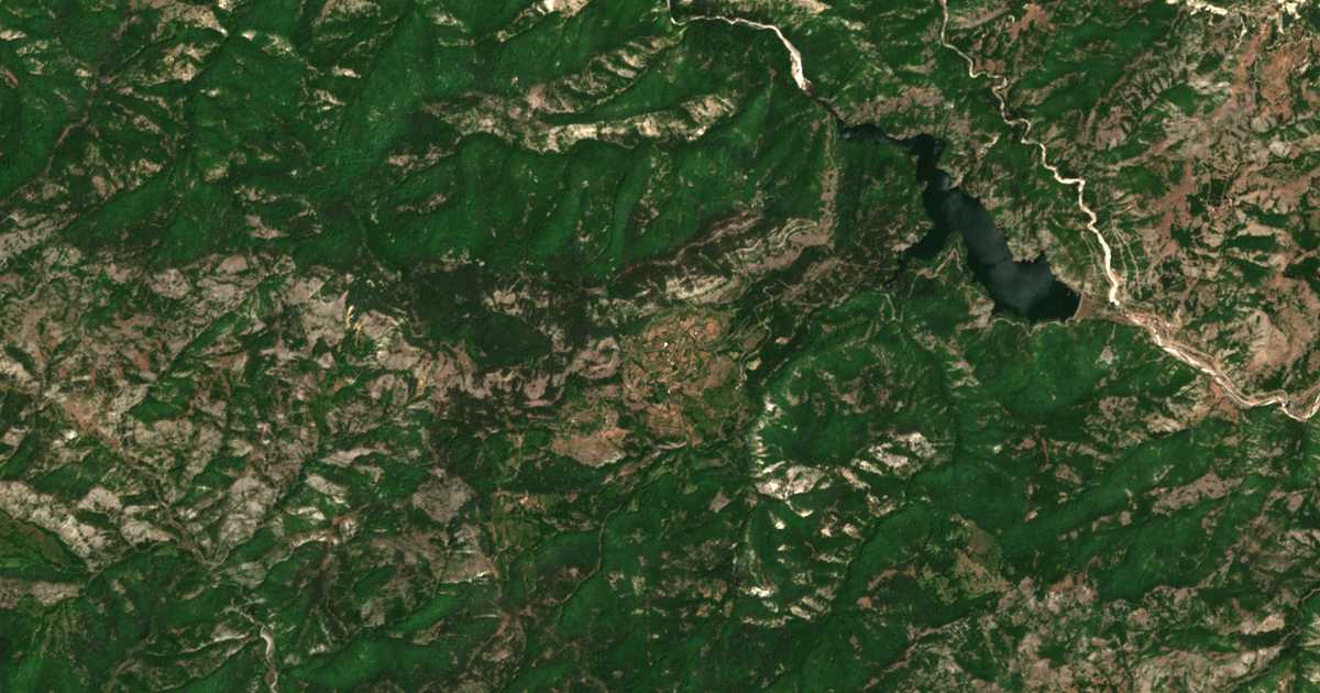 Сателитска карта на Bezvodno