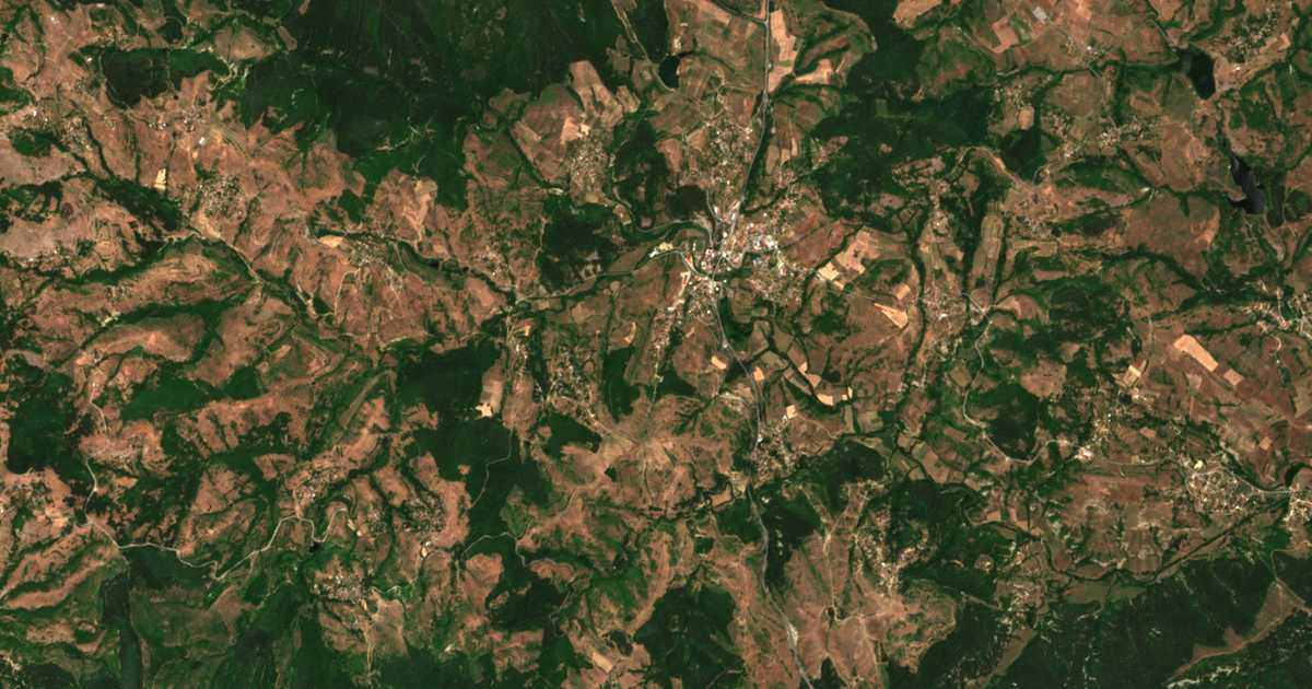Сателитска карта на Novi Pazar