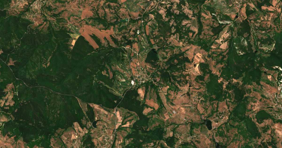 Сателитска карта на Pčelarovo