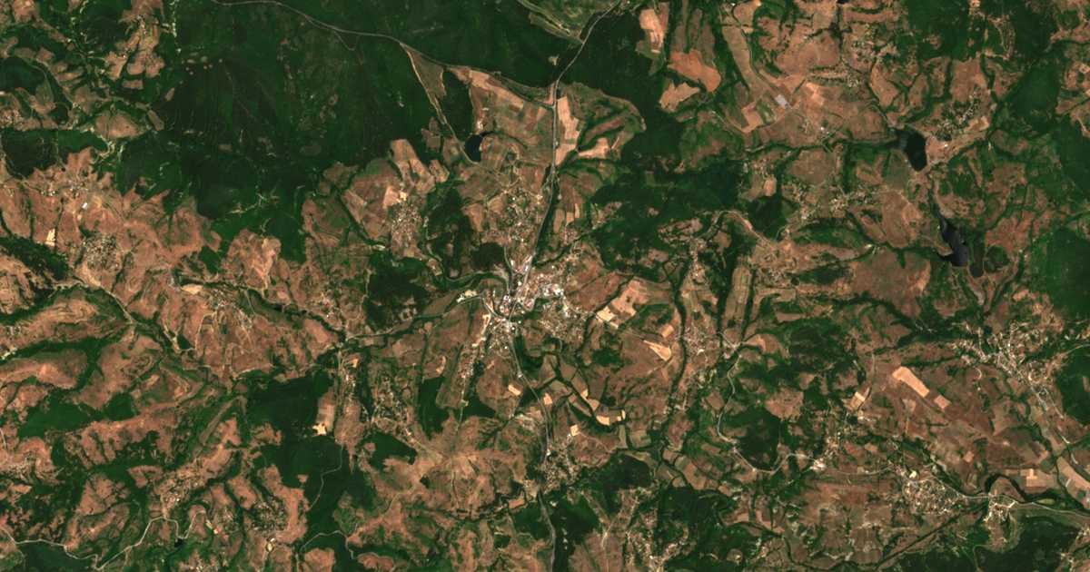 Сателитска карта на Srednevo