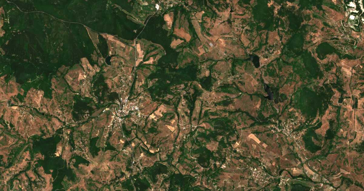 Сателитска карта на Voždovo