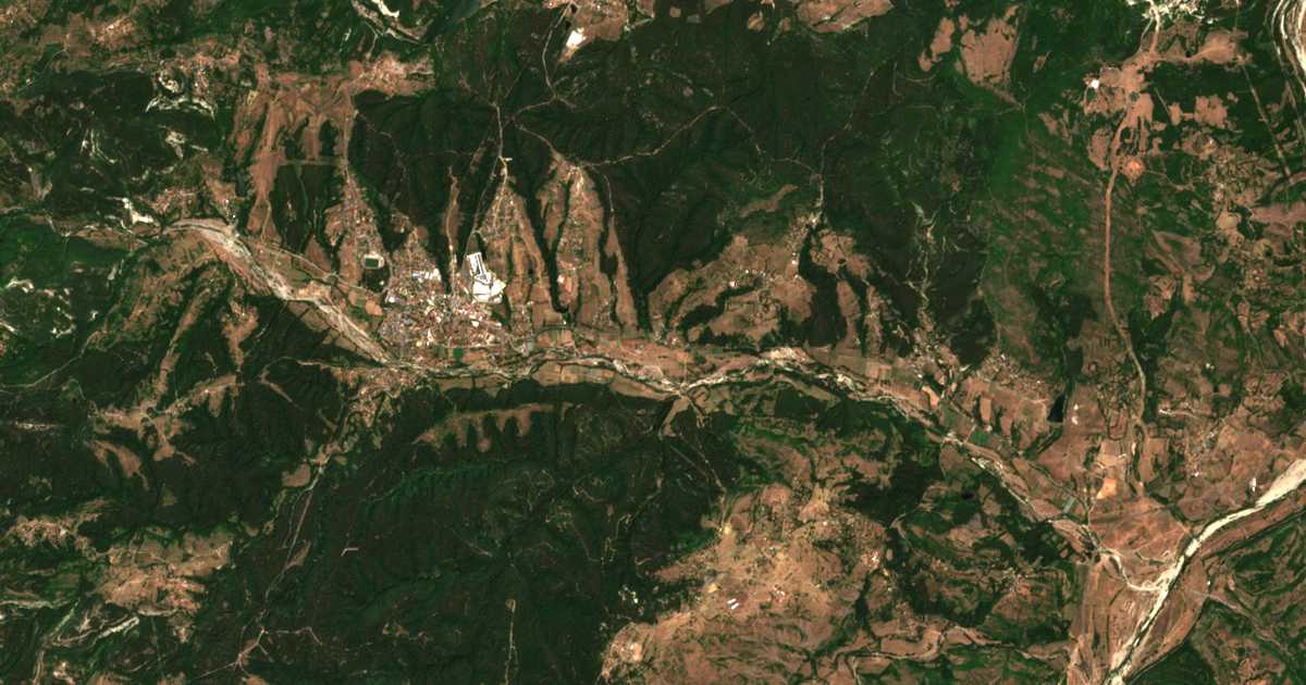 Сателитска карта на Čakalci