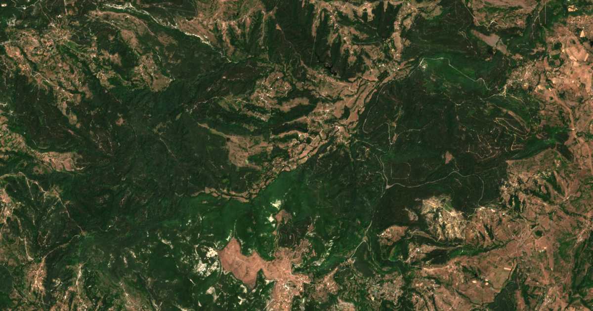 Сателитска карта на Ridino