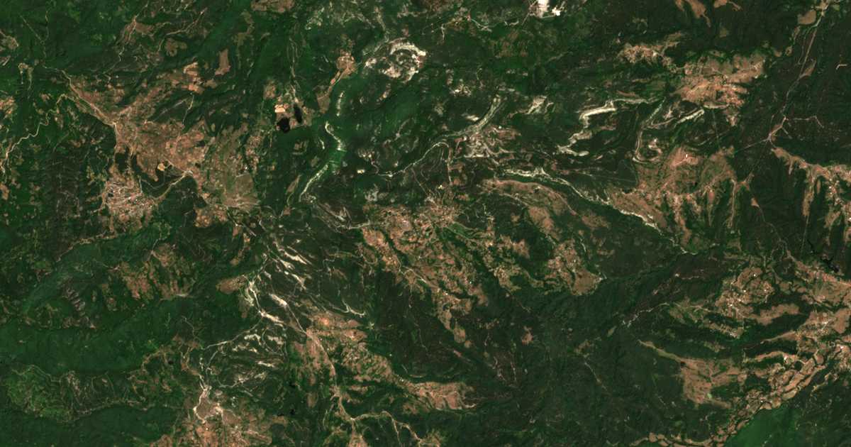 Сателитска карта на Ustren