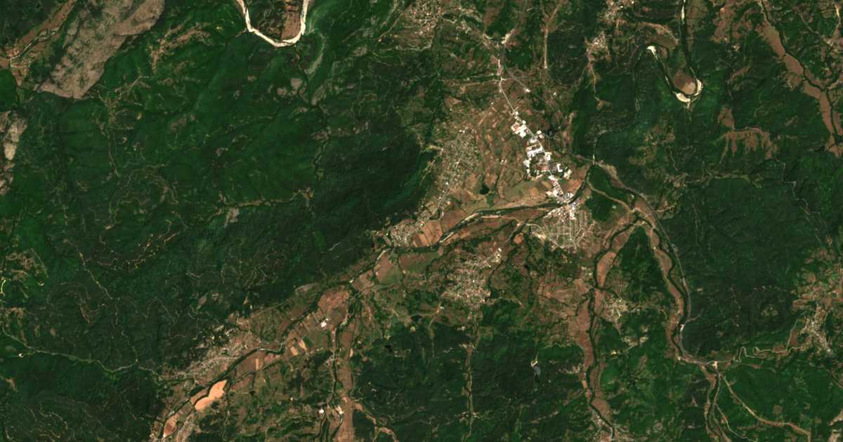 Сателитска карта на Družinci