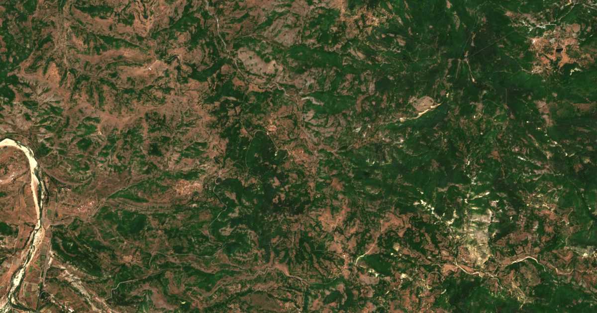 Сателитска карта на Metlička