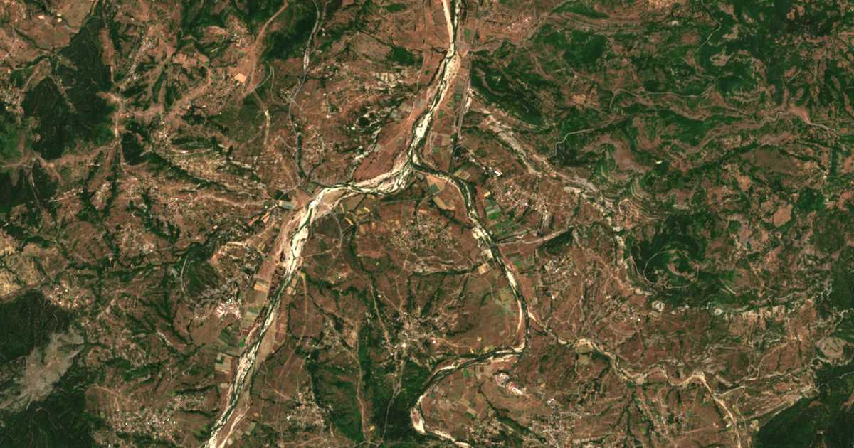 Сателитска карта на Ostrovec
