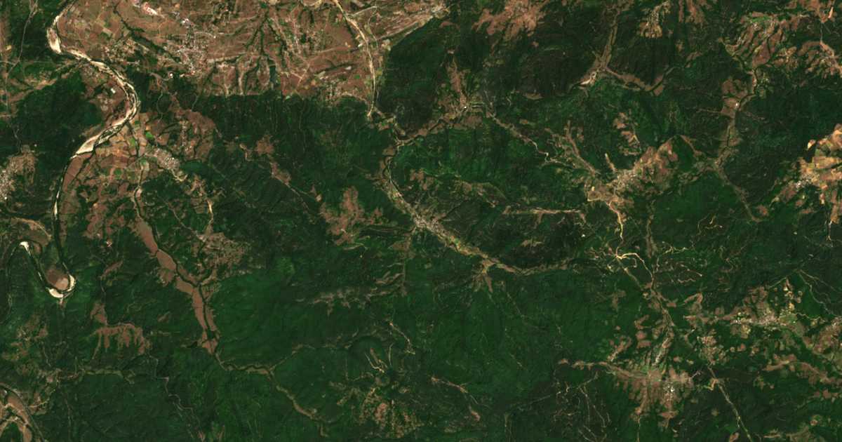 Сателитска карта на Vǎlčanka