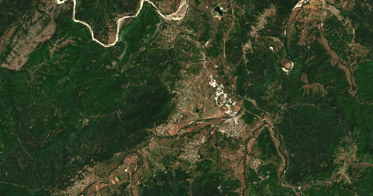 Сателитска карта на Zavoja