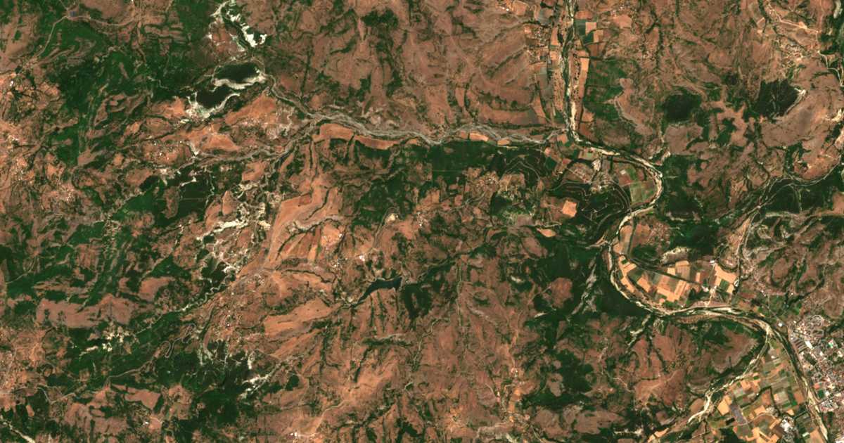 Сателитска карта на Gorna Kula